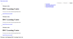 Desktop Screenshot of hsclearning.com